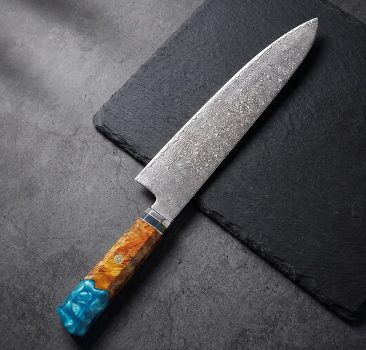 Couteau Gyuto japonais et couteau de chef de la marque Ryulys